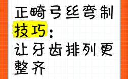 矫正弯制弓丝时，不同牙齿错位类型需采用哪些针对性弯制技巧？如何避免弯制偏差影响矫正效率与最终效果？