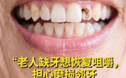 老人镶牙与种牙