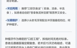种牙拆线后，饮食、清洁、生活习惯等方面有哪些注意事项需要特别关注？