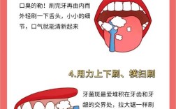 错误的刷牙方法图