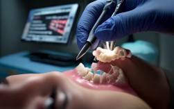 种植牙的视频过程详细展示了哪些关键种植步骤和细节？