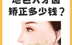 地包天牙齿矫正多少钱