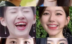 明星牙齿矫正对比图