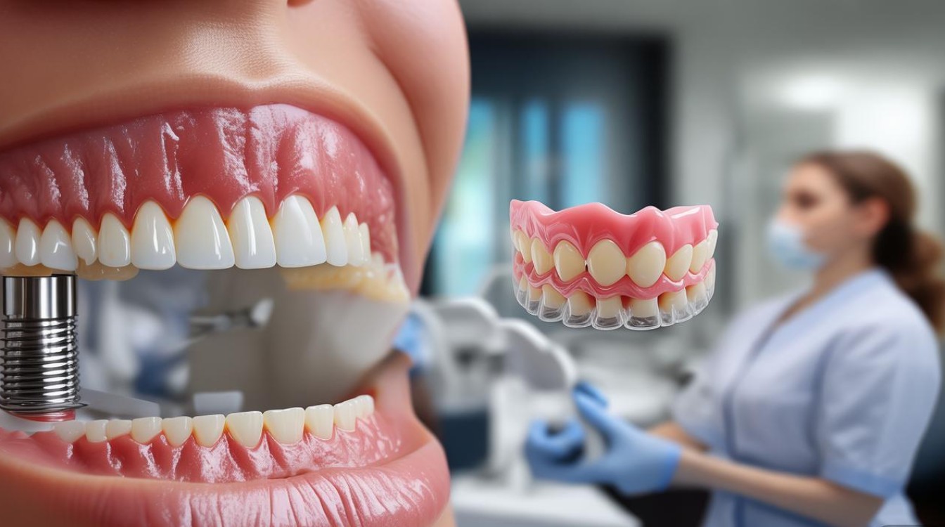 种植牙和全套假牙,到底哪个在咀嚼功能和美观度上更优?-图1 种植牙和全套假牙,到底哪个在咀嚼功能和美观度上更优?-图1