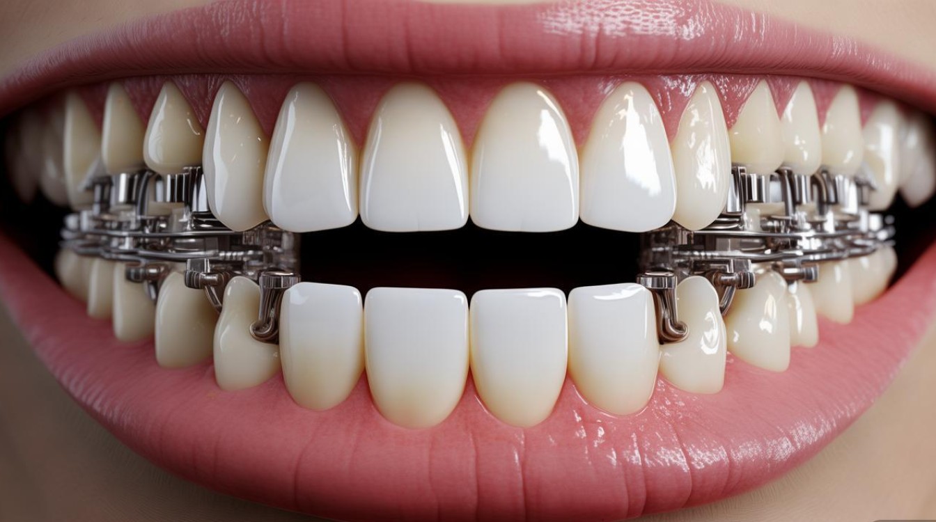 矫正中下牙突然出现牙缝怎么办？-图1