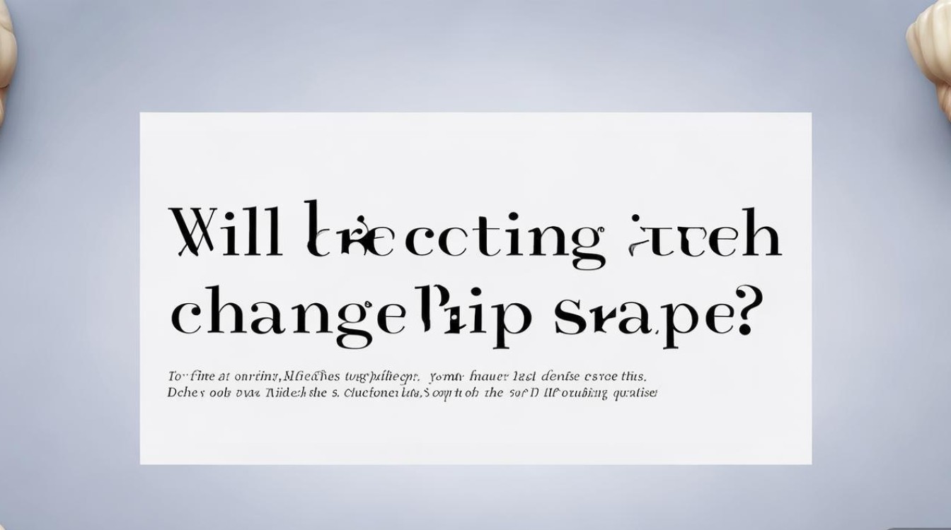 现在矫正牙齿,真的能改变唇型吗?-图1 现在矫正牙齿,真的能改变唇型吗?-图1