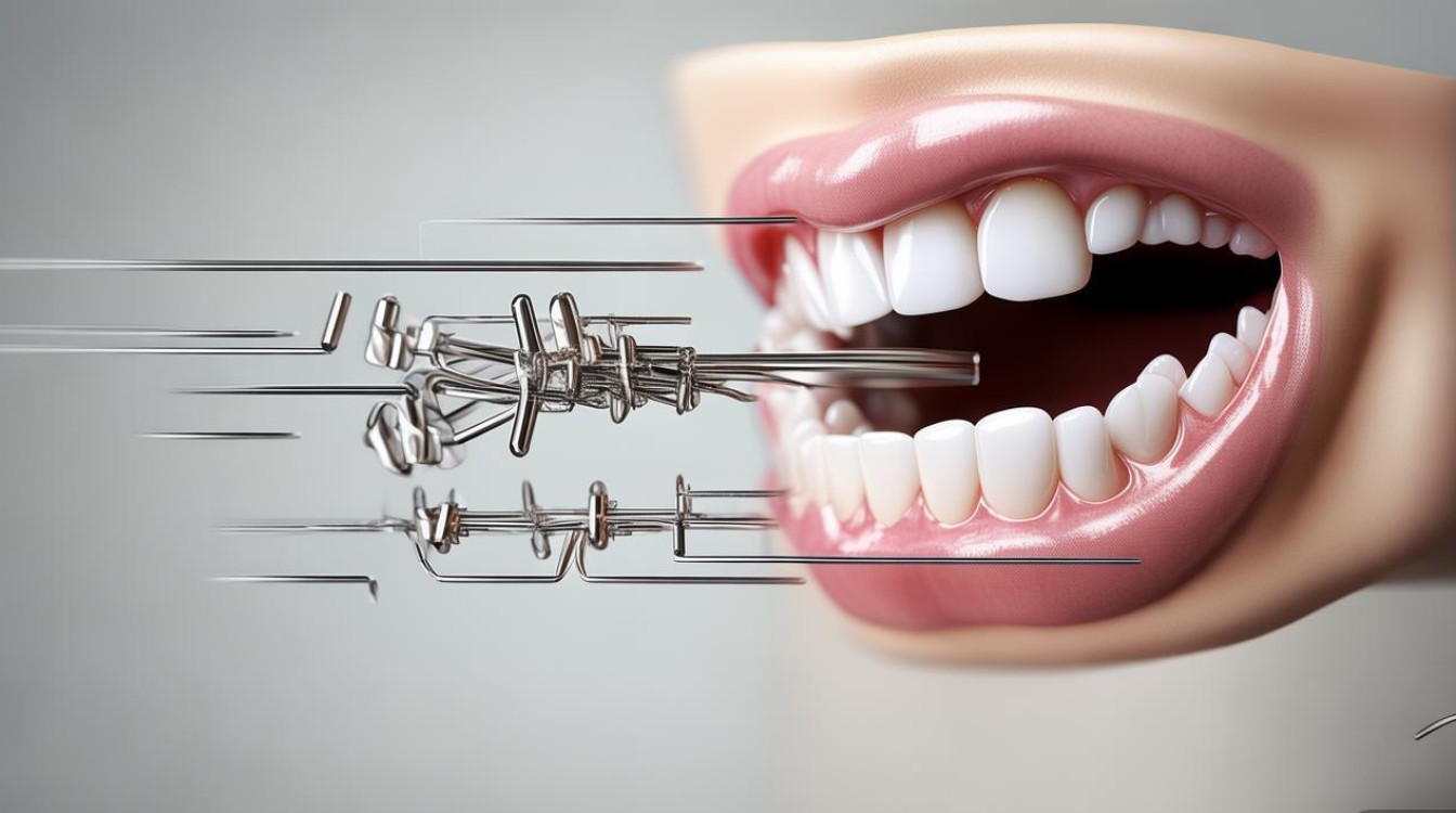 牙齿矫正牵引图片-图1
