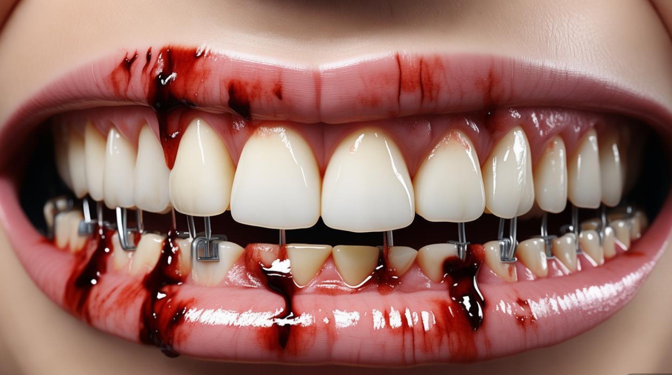 矫正牙齿导致牙齿出血是什么原因？-图1