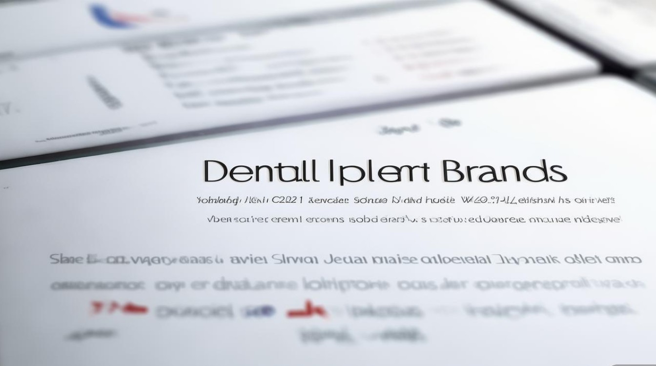 种植牙品牌有哪些-图1