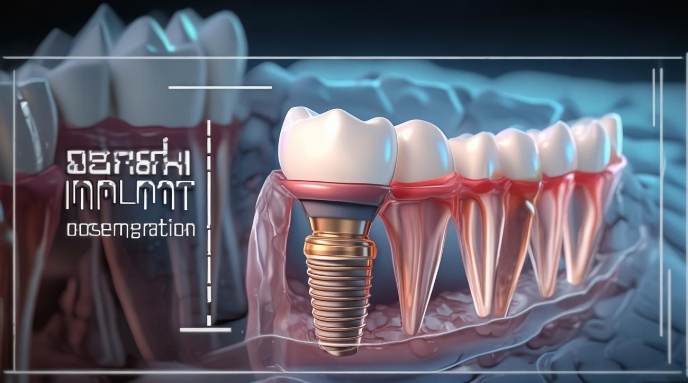 种植牙半固定示意图如何体现半固定设计特点？-图1