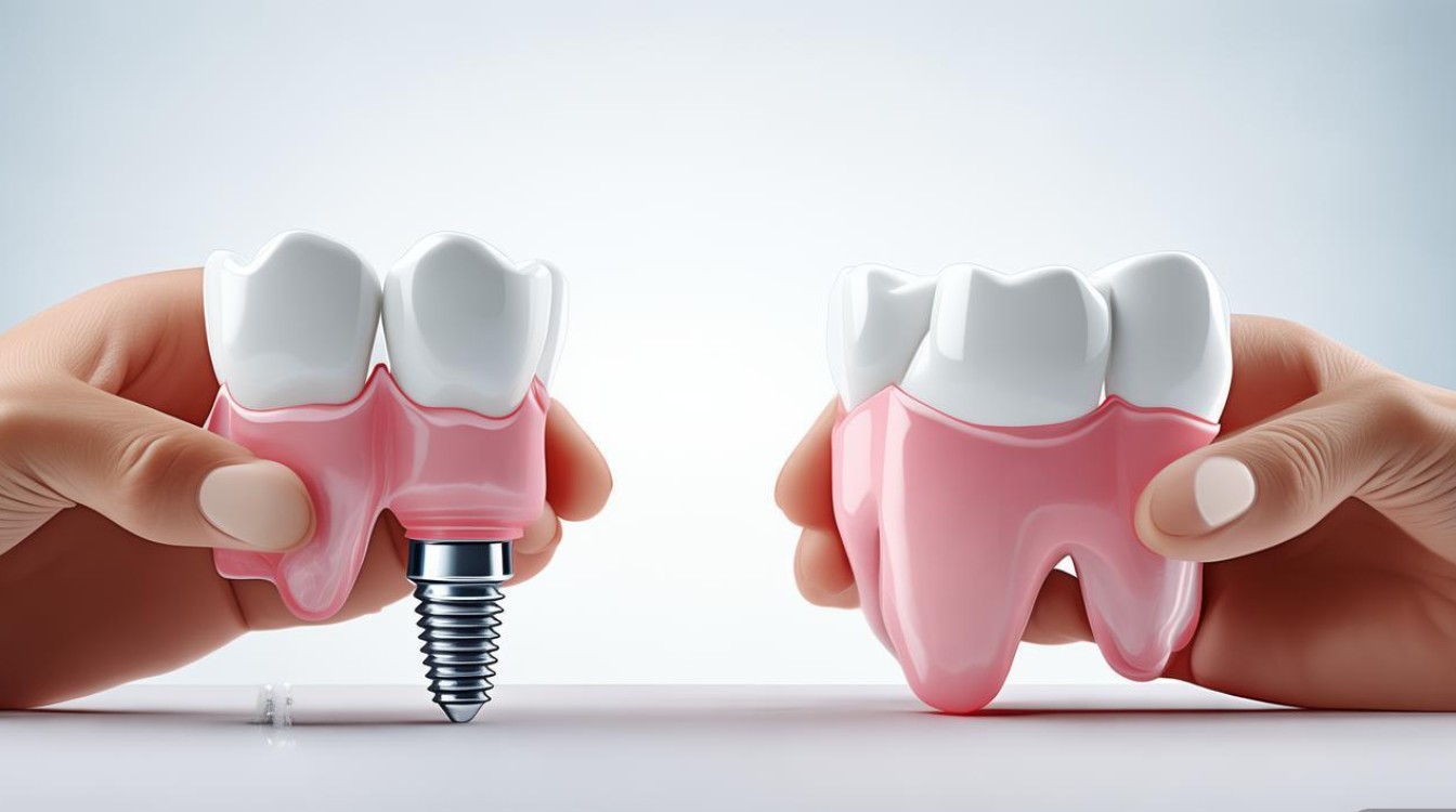 种植牙VS镶牙哪种好？对比效果、费用、耐用性选对方案-图1