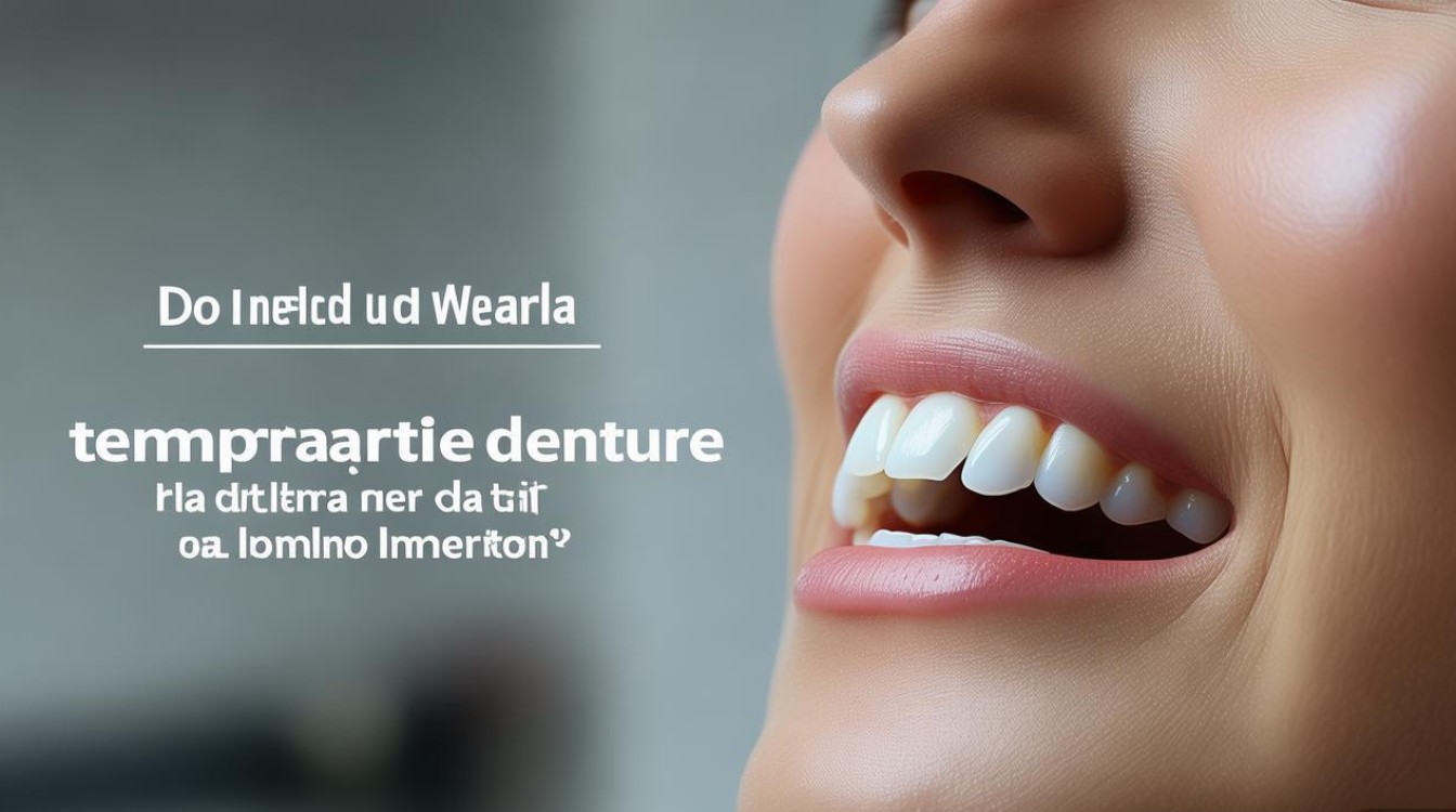 种植牙取模后需要戴假牙吗？-图1