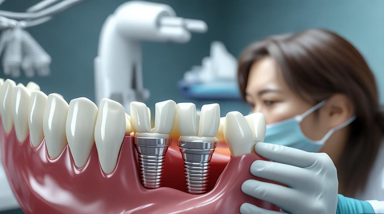 种植牙可以带两个冠吗？-图1