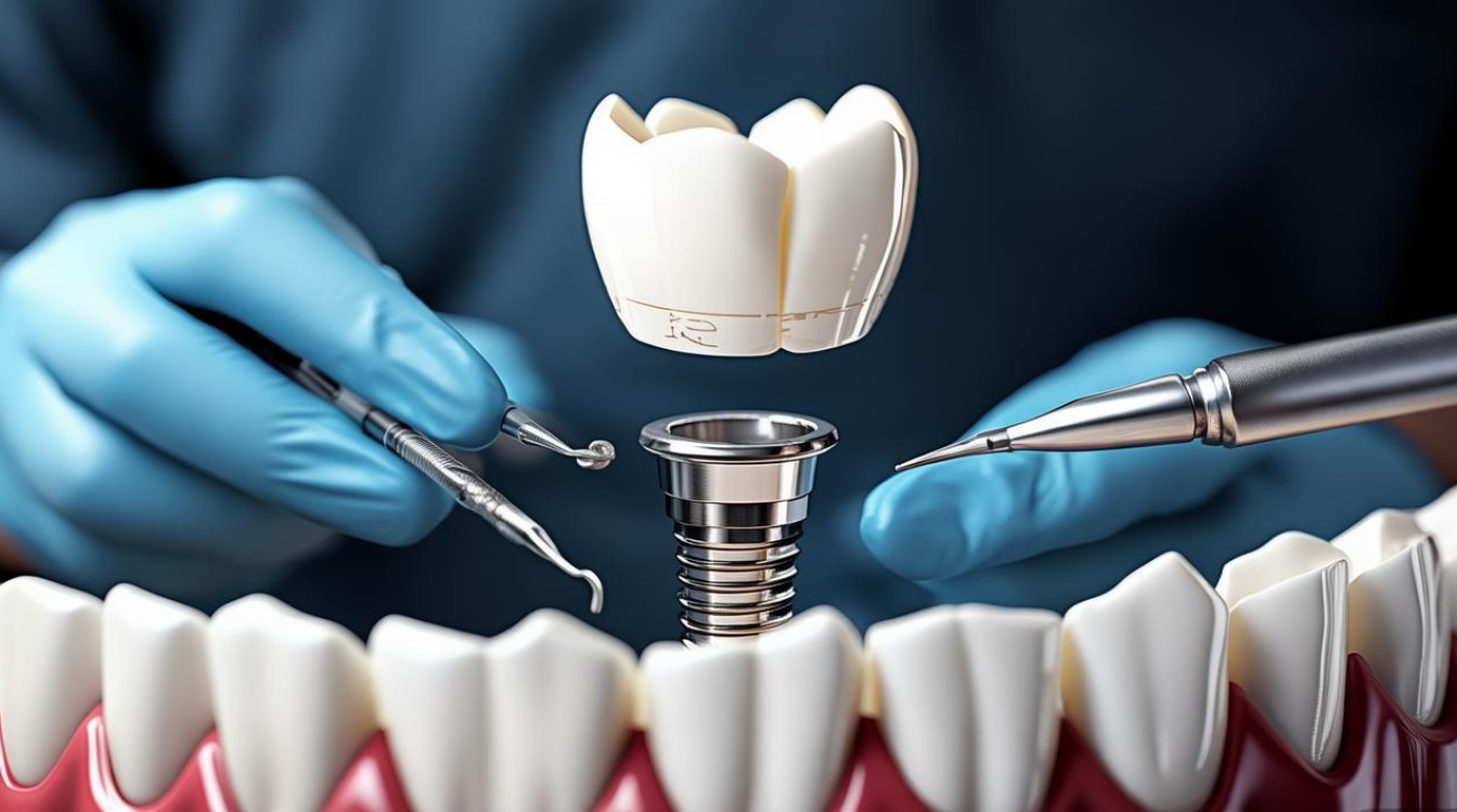 种植牙装基台临时牙冠-图1