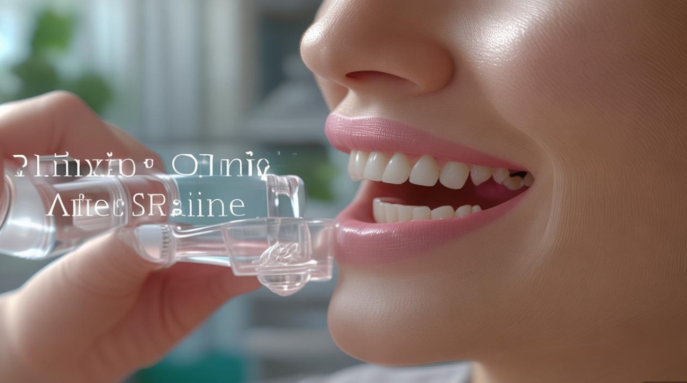 种植牙后盐水漱口-图1