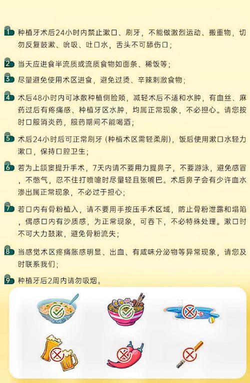 种植牙安装后，日常护理和饮食有哪些注意事项需牢记？-图1