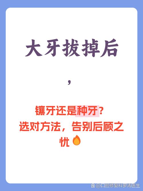 大牙镶牙与种牙,哪个更适合?-图2 大牙镶牙与种牙,哪个更适合?-图2