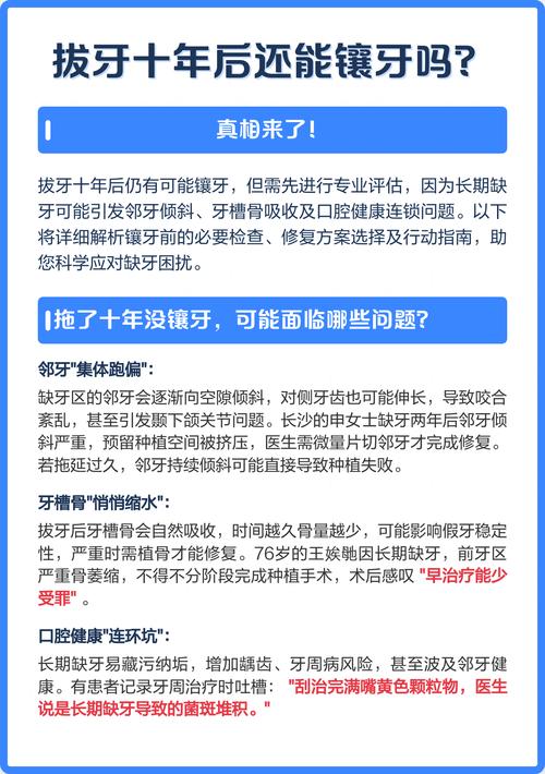 拔牙两年后还能种牙吗？-图2