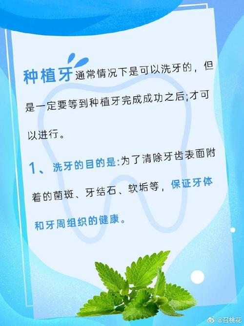 种牙后可以洗牙吗?日常清洁该注意啥?-图1 种牙后可以洗牙吗?日常清洁该注意啥?-图1