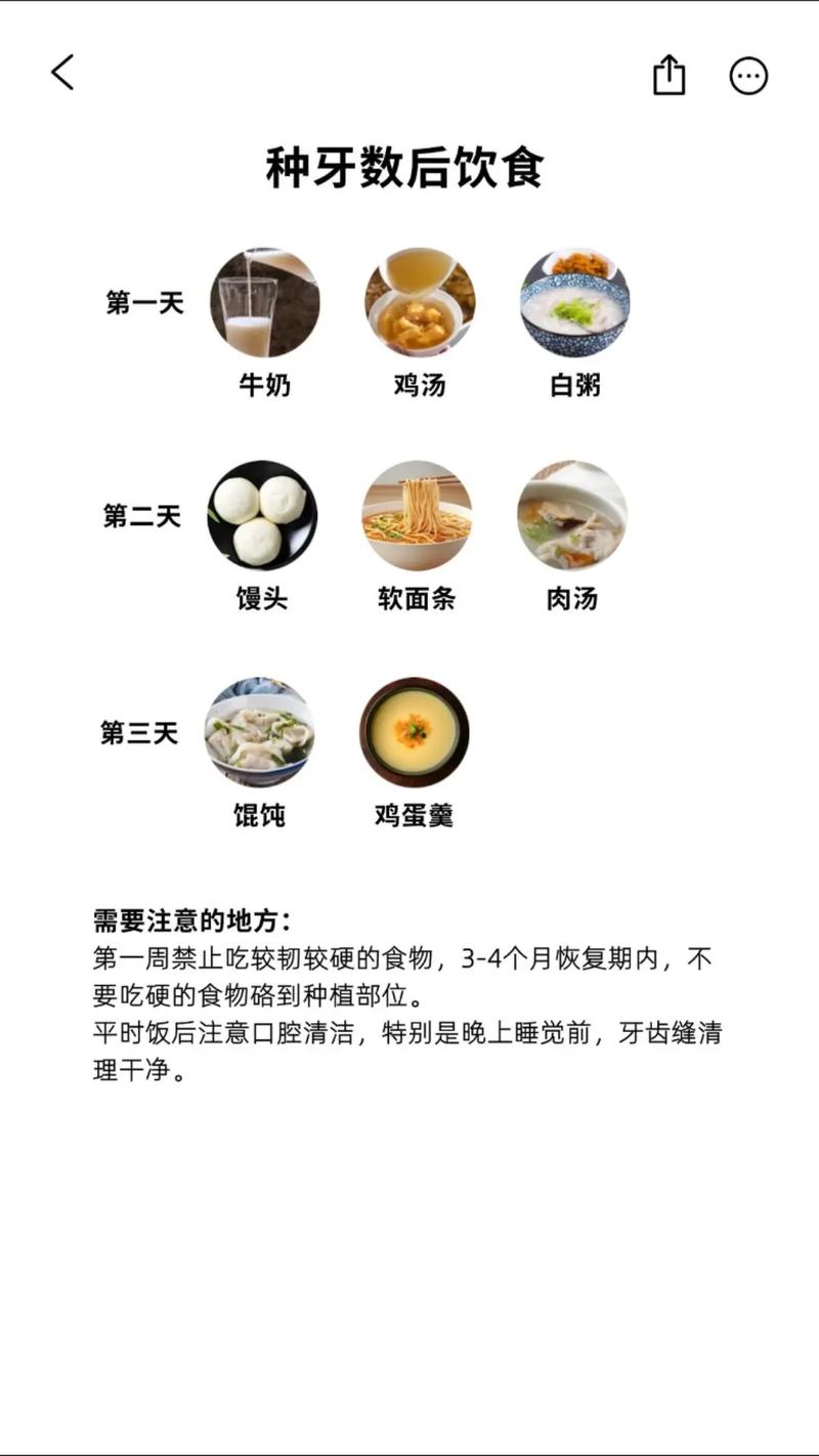 种牙后究竟能否像真牙一样正常饮食？恢复期需要多久才能咀嚼硬食，日常饮食有哪些注意事项？-图1