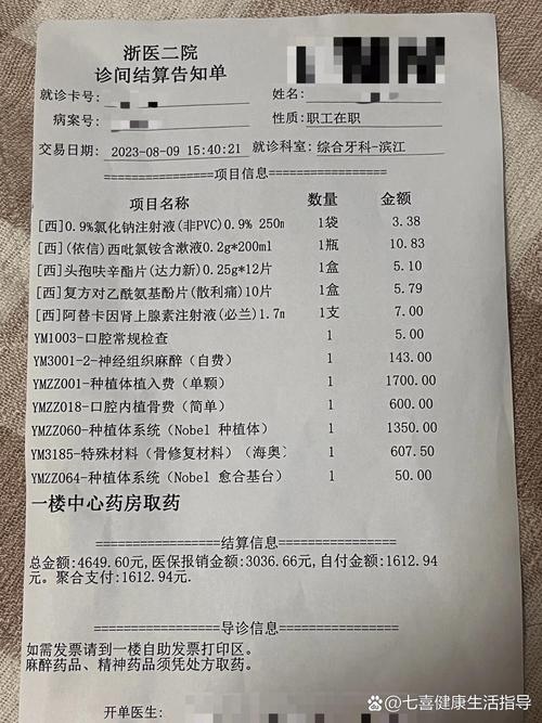 拔牙种牙费用清单怎么算？各项目明细多少？-图1