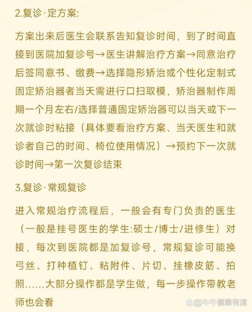 口腔正畸医生诊疗流程包含哪些关键环节？-图1