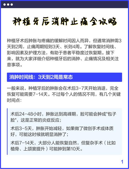种牙后如何快速消肿？这些方法科学有效吗？-图1