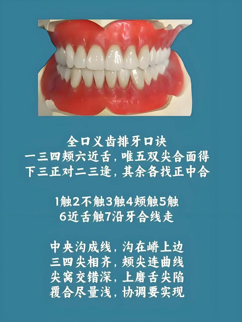 义齿排牙方法-图1