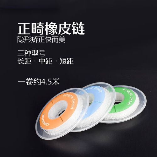 正畸橡皮链不对称为何出现?如何调整不影响矫正效果?-图3 正畸橡皮链不对称为何出现?如何调整不影响矫正效果?-图3