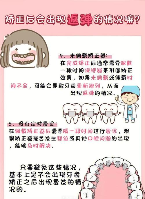 矫正后牙齿反弹怎么办？科学应对防复发！-图3