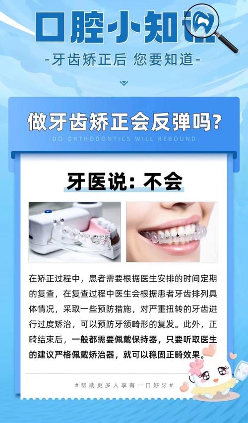 牙齿矫正后会反弹吗？-图1