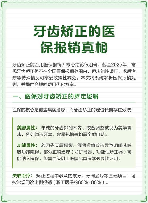 牙齿矫正费用能否走医保报销？-图3